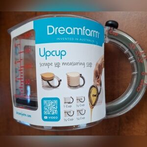 Dreamfarm UpCup Scrape Up Measuring Cup | 1 Cup /  250ml - DFUP2478